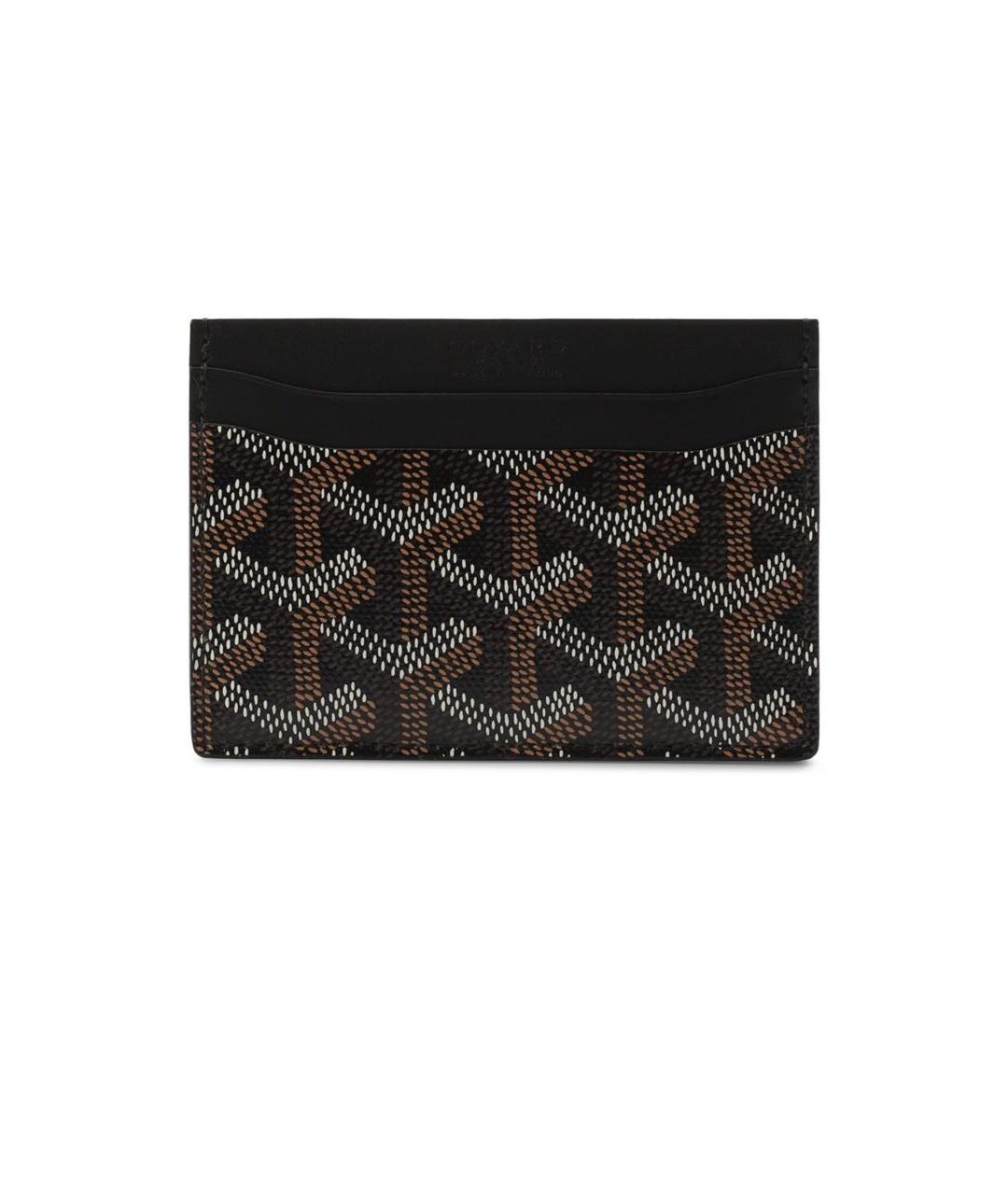 GOYARD Черный кожаный кардхолдер, фото 1