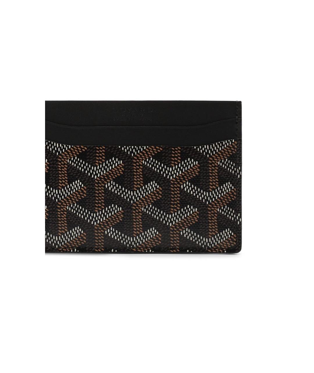 GOYARD Черный кожаный кардхолдер, фото 4