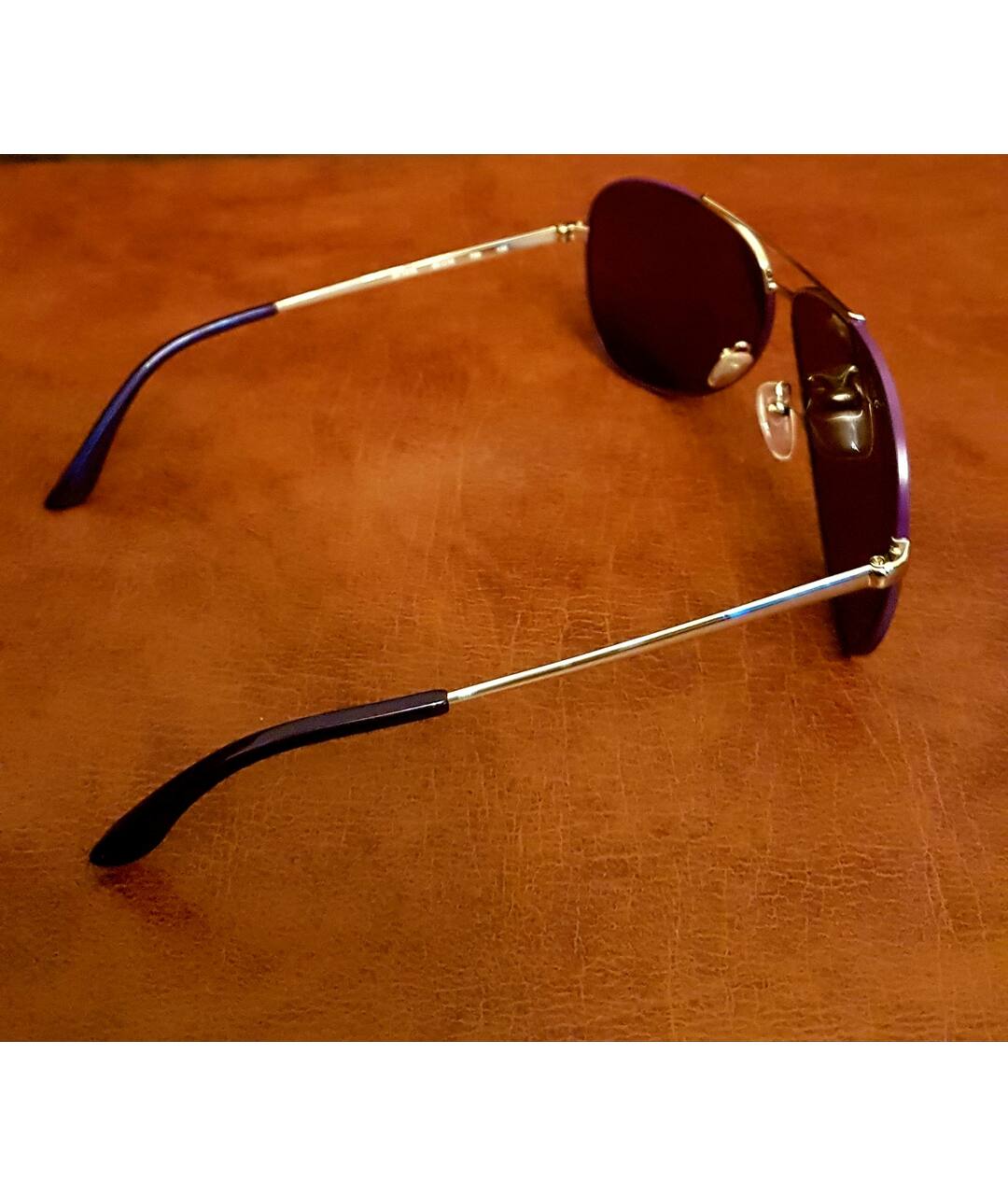 FERRAGAMO Бордовые металлические солнцезащитные очки, фото 4