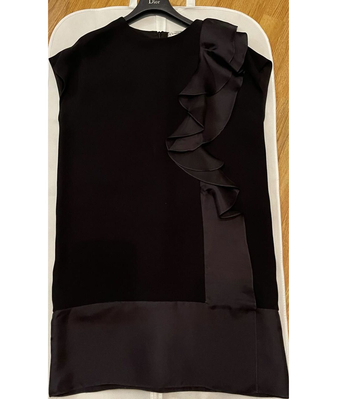CHRISTIAN DIOR PRE-OWNED Черное шелковое коктейльное платье, фото 6