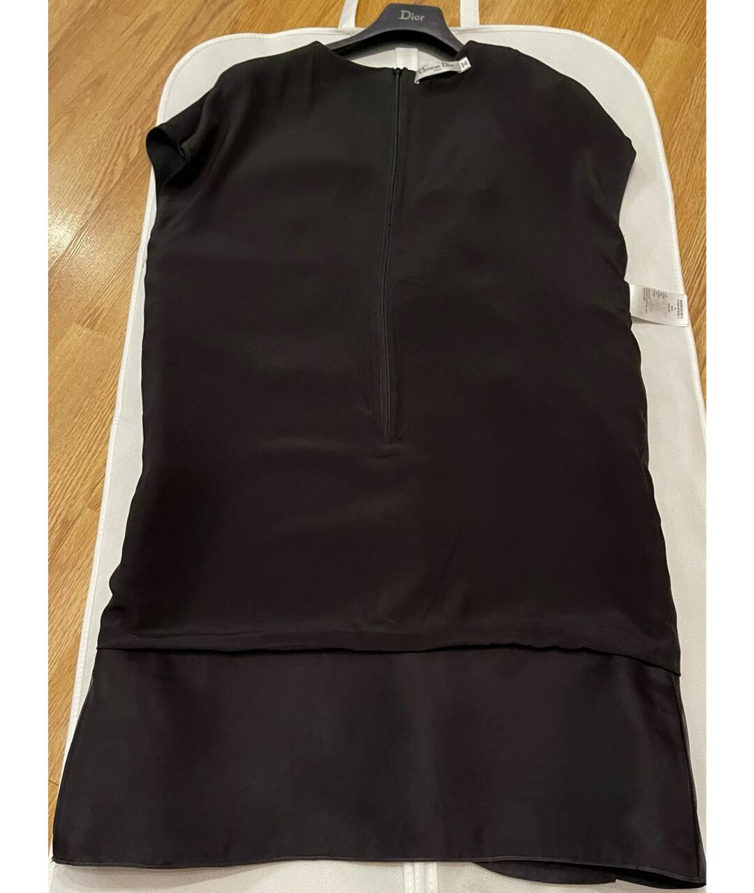 CHRISTIAN DIOR PRE-OWNED Черное шелковое коктейльное платье, фото 3
