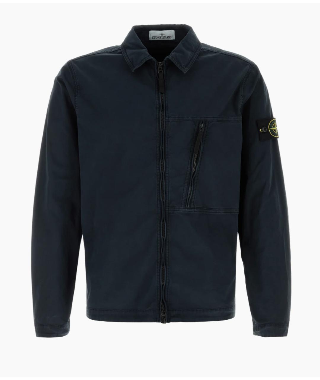 STONE ISLAND Синяя хлопковая куртка, фото 4