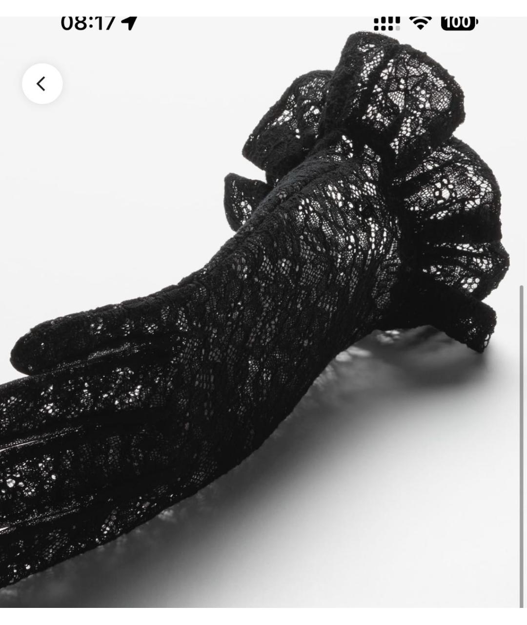 CHANEL Черные перчатки, фото 2