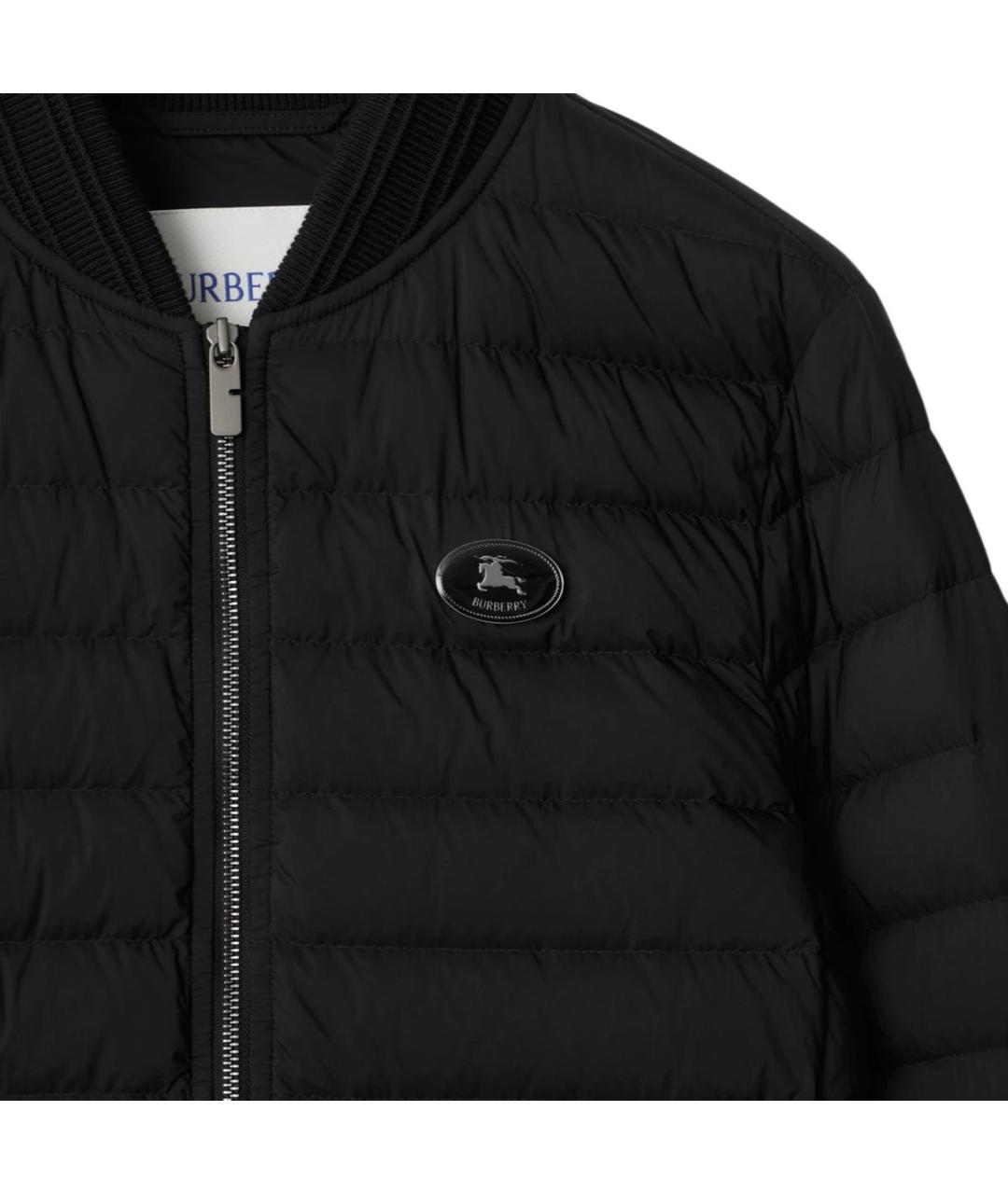 BURBERRY Черный пуховик, фото 2