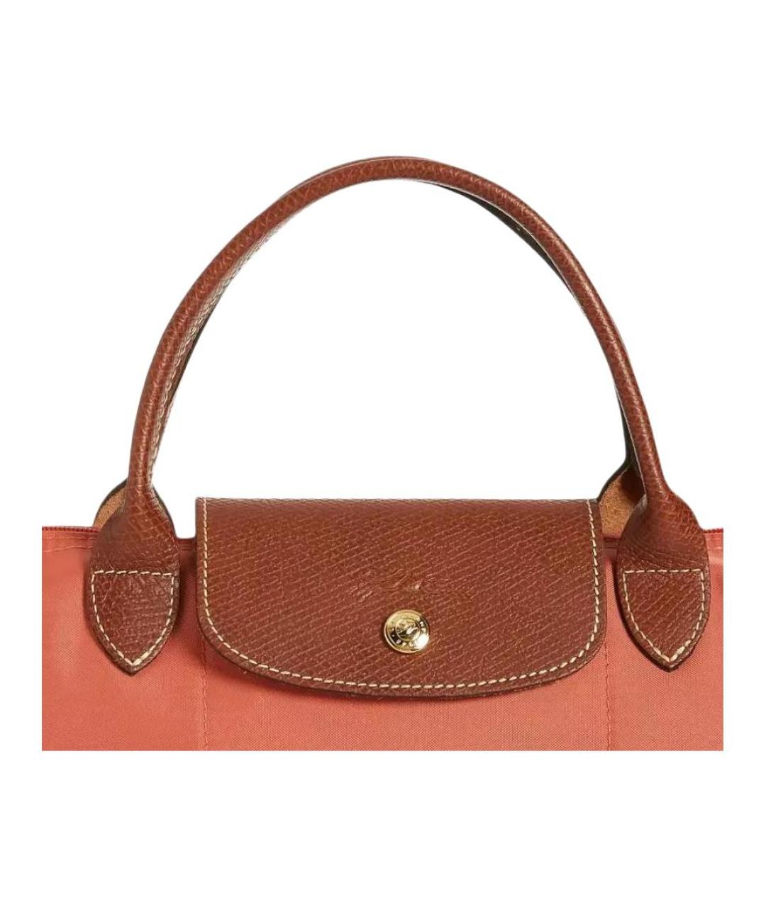 LONGCHAMP Красная синтетическая сумка тоут, фото 3