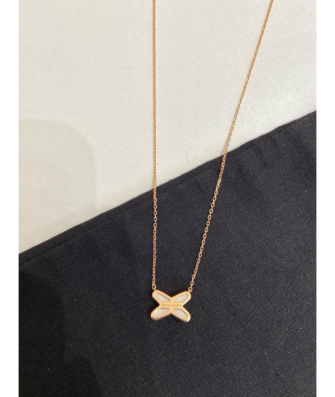 CHAUMET Золотое колье из розового золота, фото 5