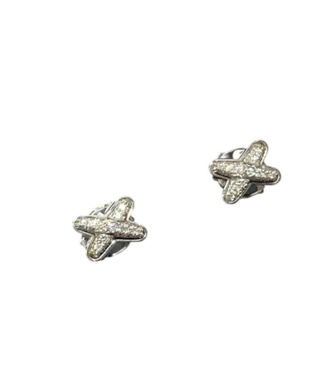 CHAUMET Серебряные серьги из белого золота, фото 1