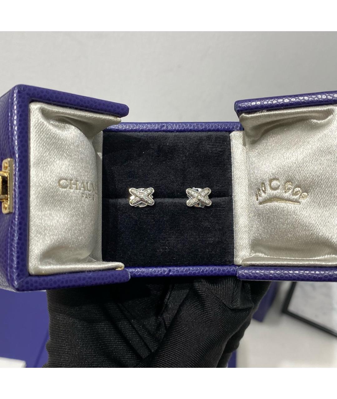 CHAUMET Серебряные серьги из белого золота, фото 4