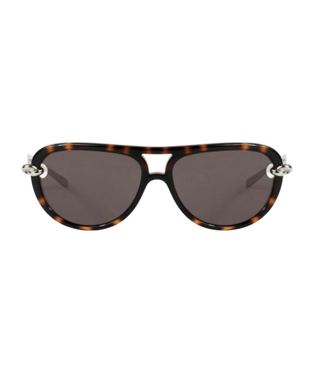 BOTTEGA VENETA Серебряные солнцезащитные очки, фото 1