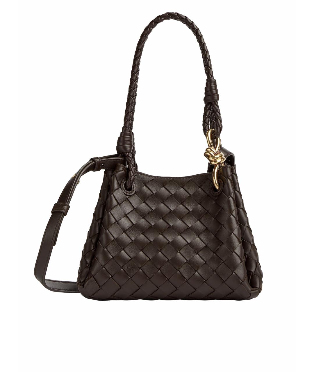 BOTTEGA VENETA Коричневая кожаная сумка тоут, фото 1