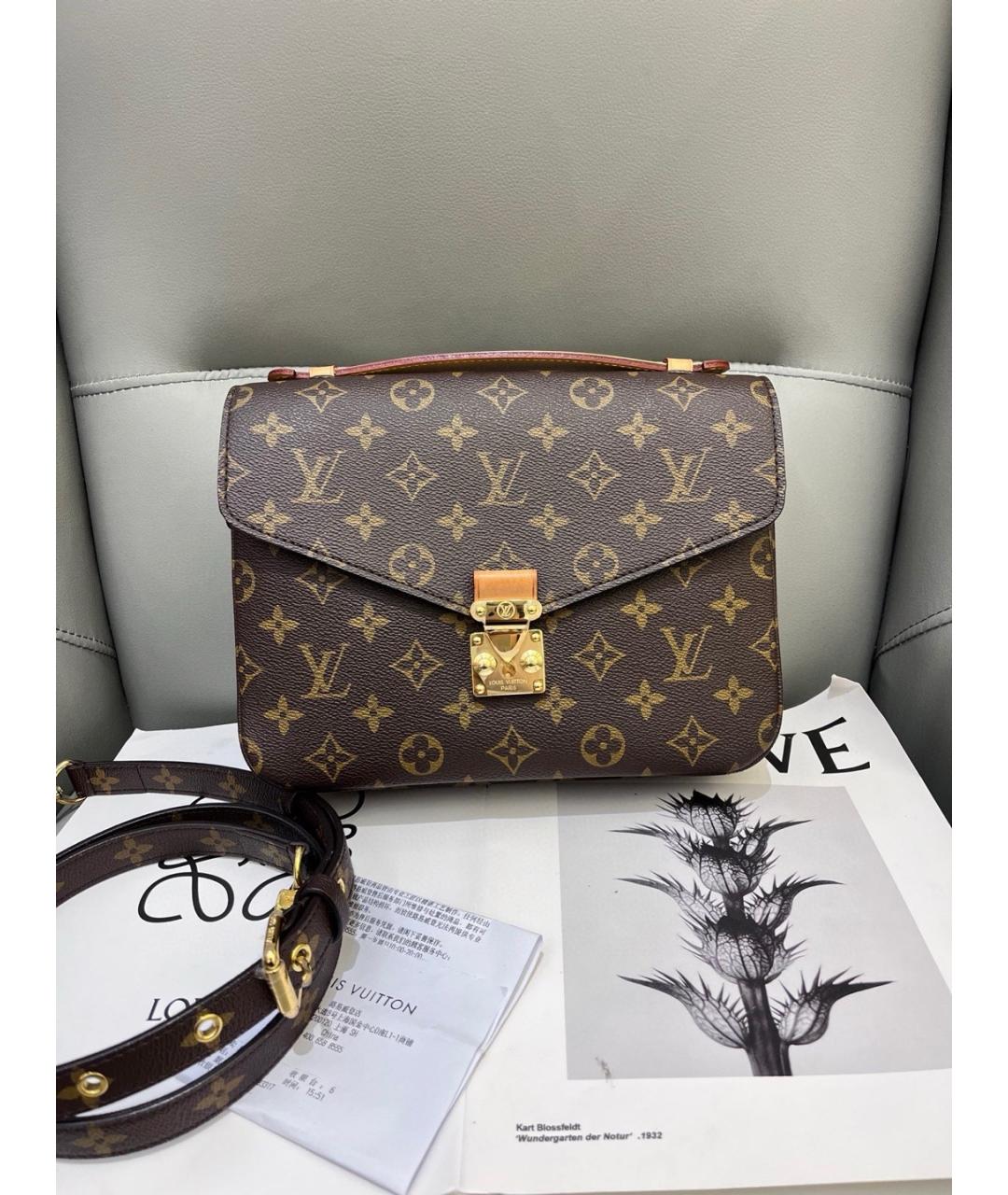 LOUIS VUITTON Синтетическая сумка через плечо, фото 2