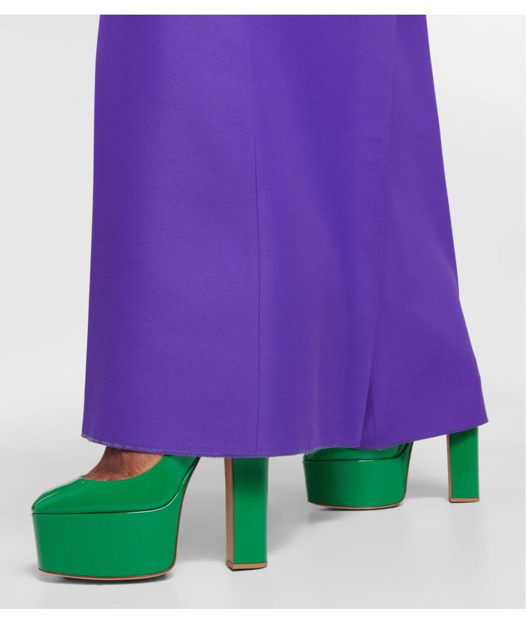 VALENTINO Зеленые кожаные туфли, фото 5