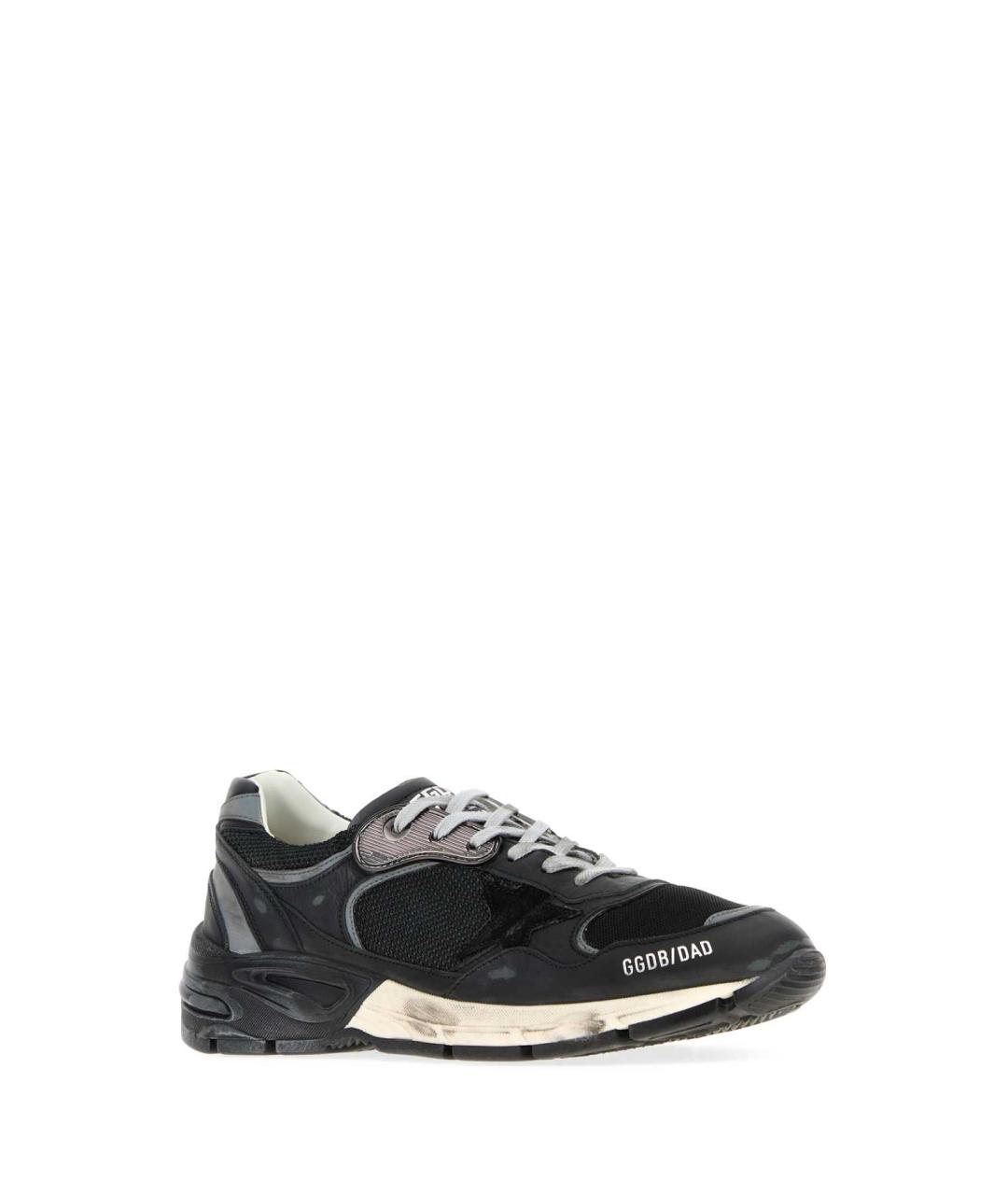 GOLDEN GOOSE DELUXE BRAND Черные низкие кроссовки / кеды, фото 2