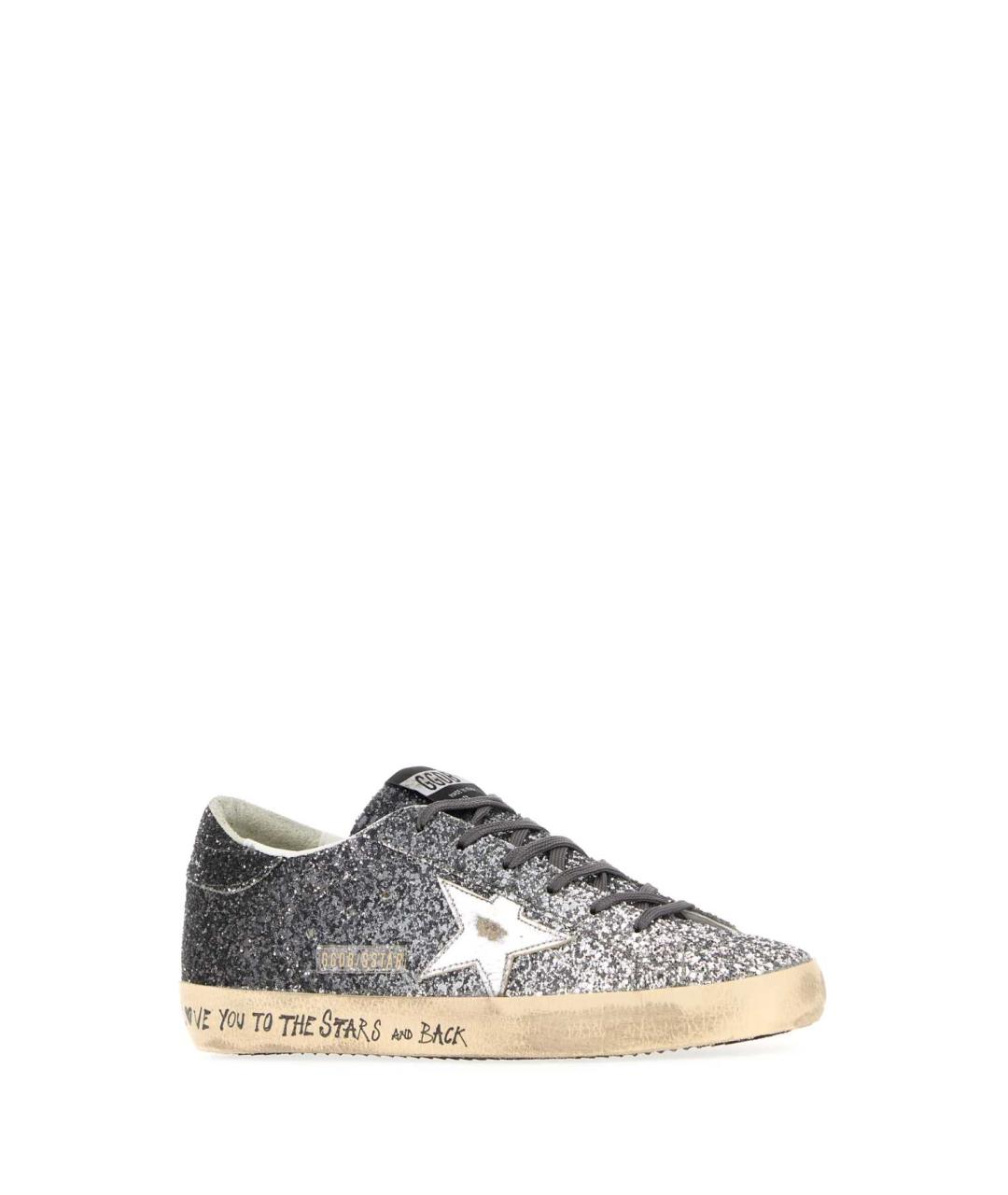 GOLDEN GOOSE DELUXE BRAND Антрацитовые кеды, фото 2