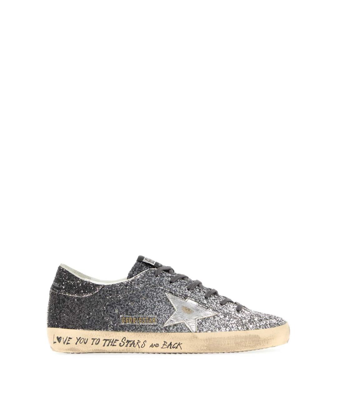 GOLDEN GOOSE DELUXE BRAND Антрацитовые кеды, фото 1