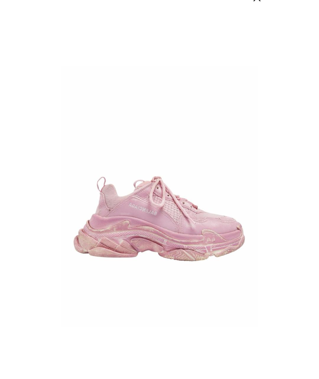 BALENCIAGA Розовые кроссовки, фото 10