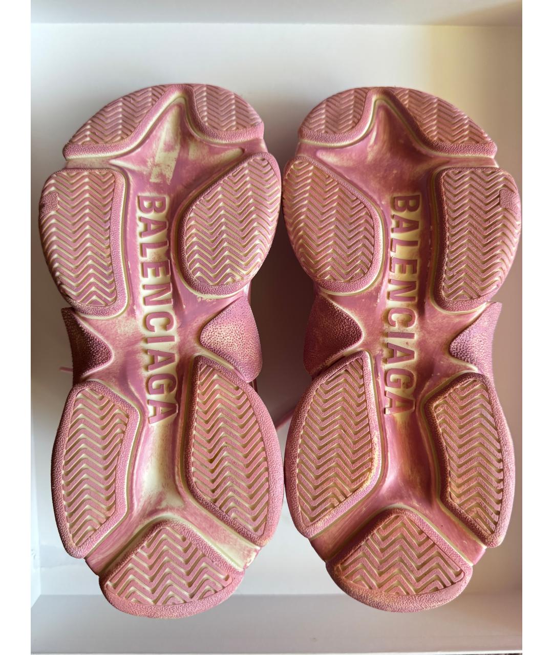 BALENCIAGA Розовые кроссовки, фото 5