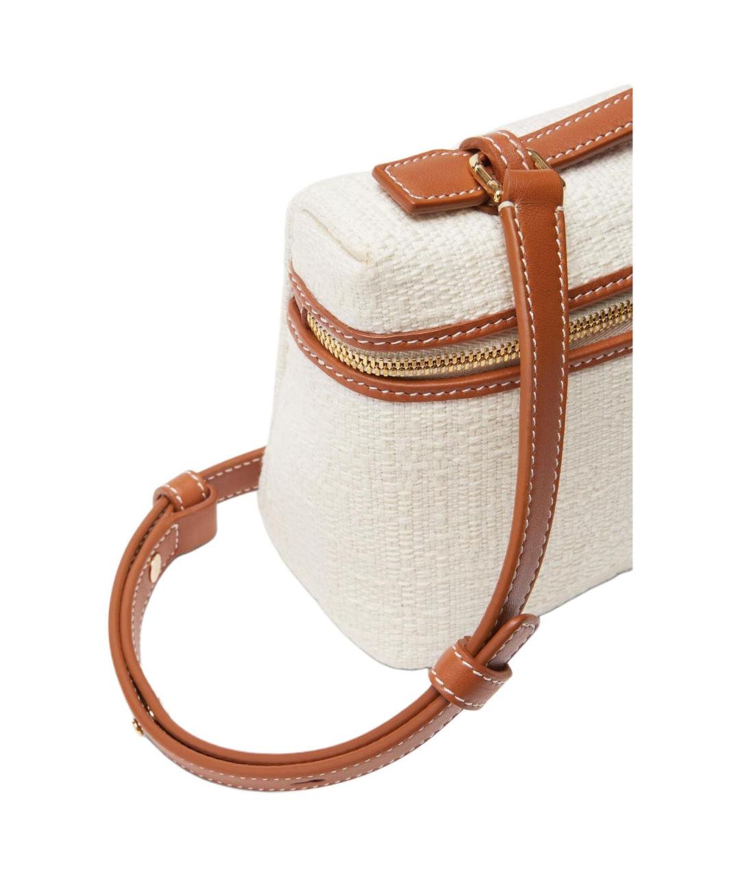 LORO PIANA Бежевая сумка с короткими ручками, фото 5