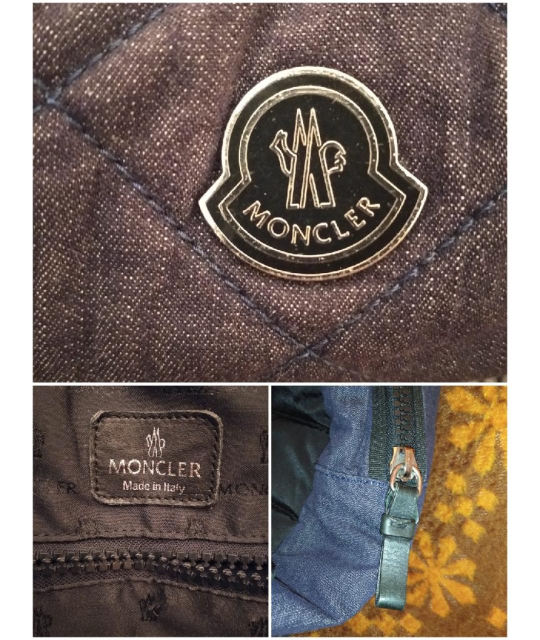 MONCLER Темно-синий рюкзак, фото 7