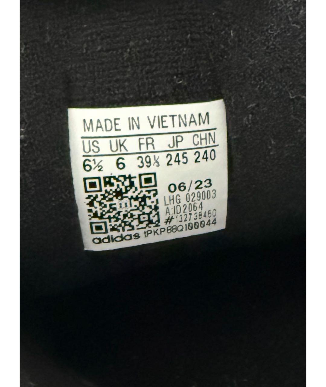 ADIDAS Черные замшевые кроссовки, фото 5