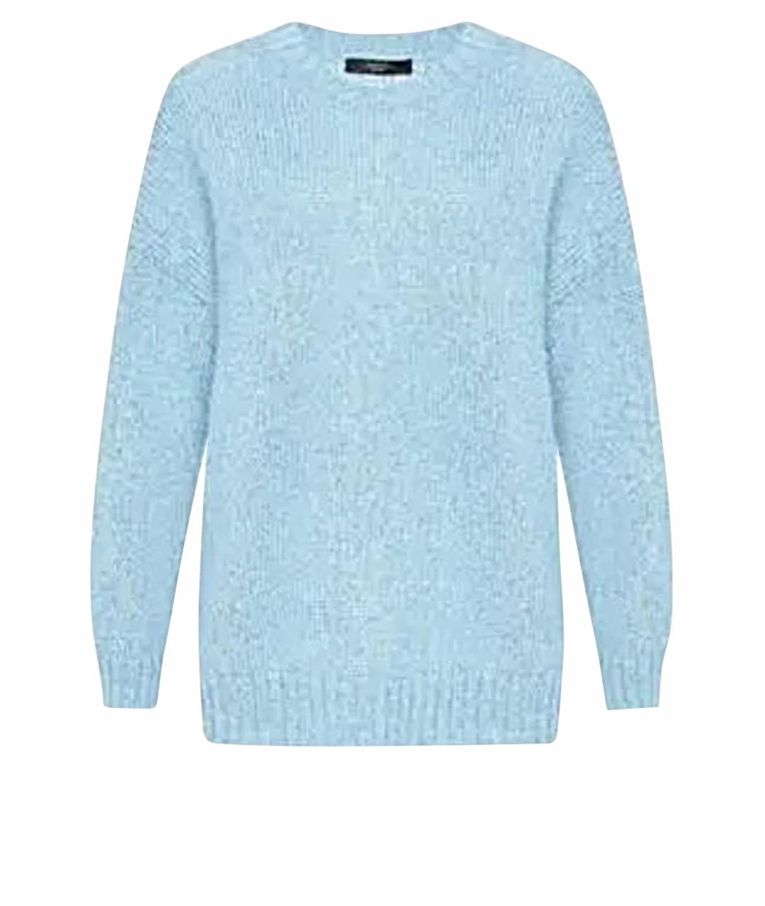 WEEKEND MAX MARA Голубой шерстяной джемпер / свитер, фото 1