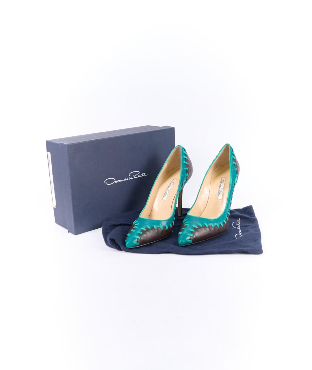 OSCAR DE LA RENTA Мульти кожаные туфли, фото 6
