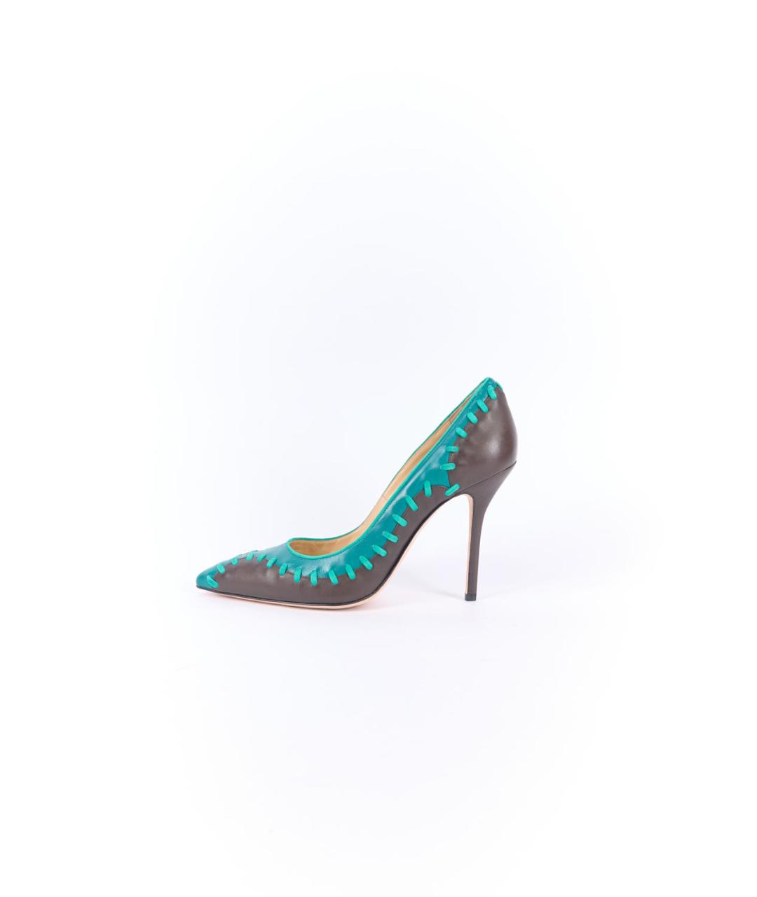 OSCAR DE LA RENTA Мульти кожаные туфли, фото 7