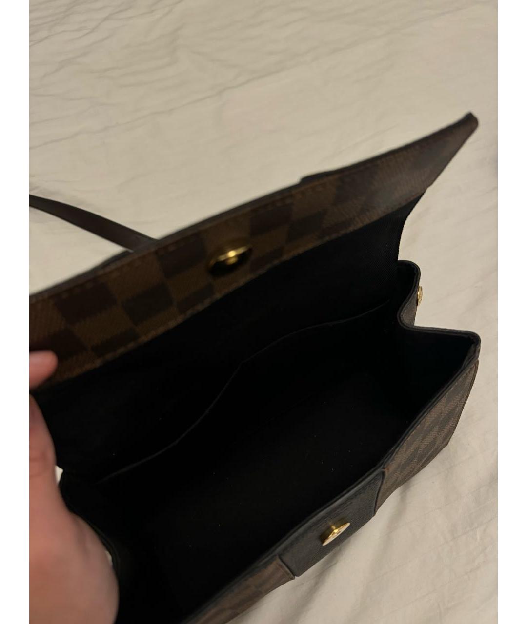 LOUIS VUITTON Коричневая сумка через плечо из канвы, фото 4