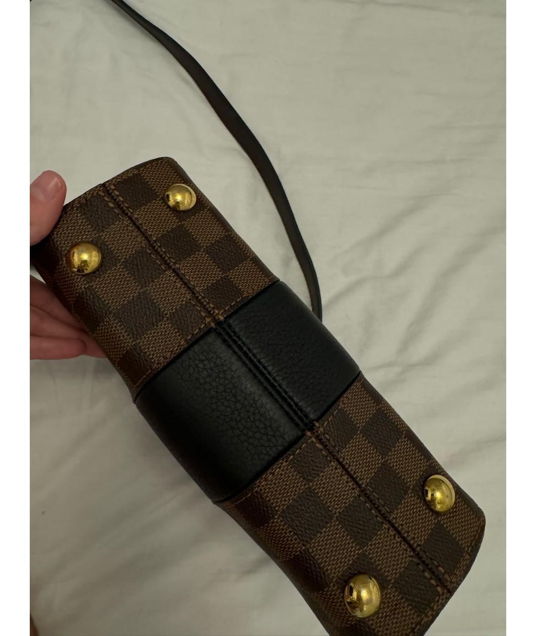 LOUIS VUITTON Коричневая сумка через плечо из канвы, фото 3