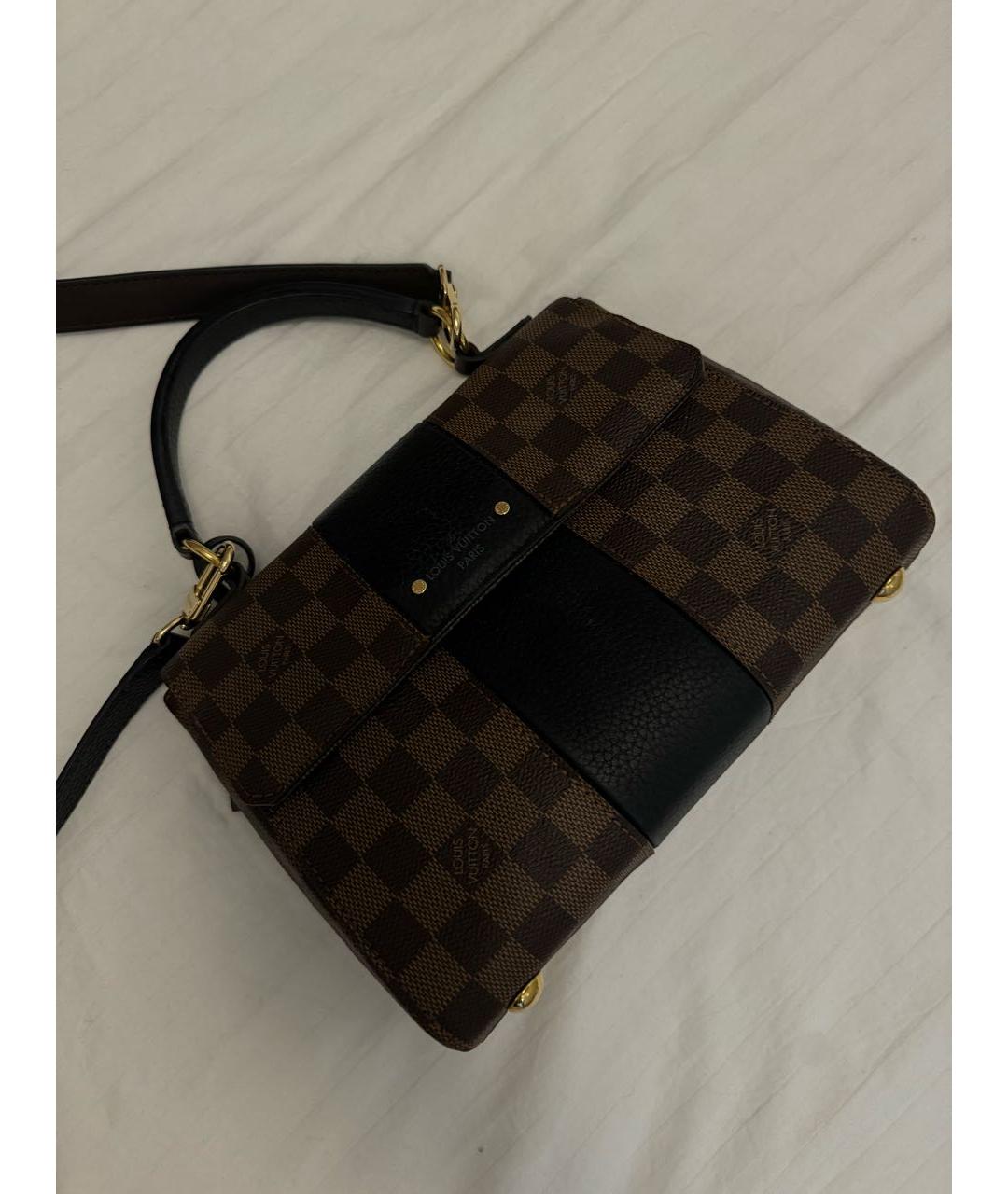 LOUIS VUITTON Коричневая сумка через плечо из канвы, фото 6