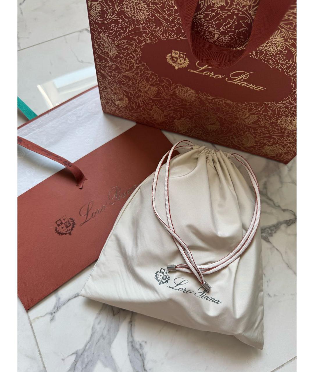 LORO PIANA Красные полиэстеровые шорты, фото 8