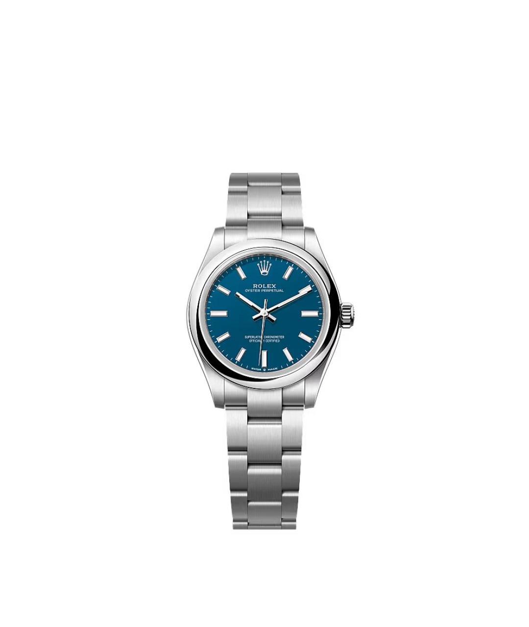 ROLEX Синие металлические часы, фото 1