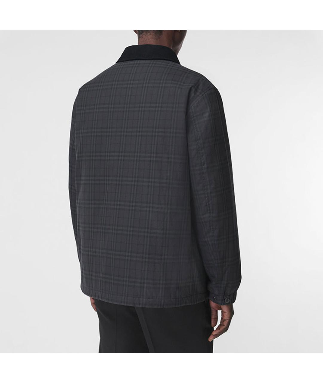BURBERRY Серый пуховик, фото 3