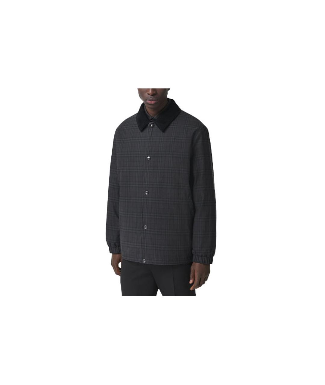 BURBERRY Серый пуховик, фото 4