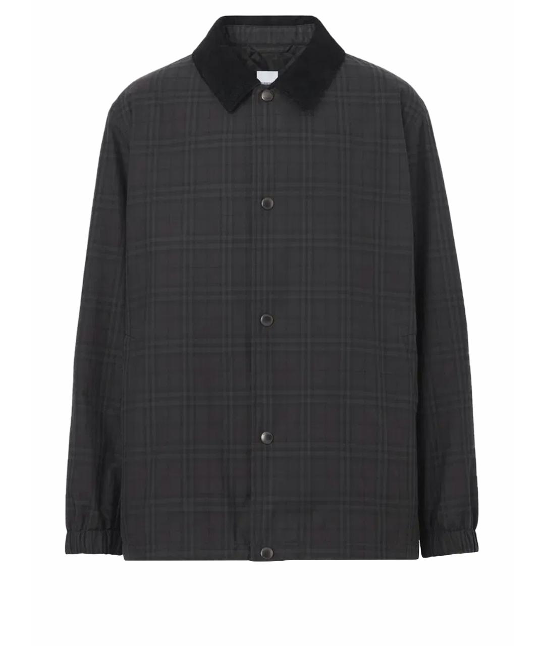 BURBERRY Серый пуховик, фото 1