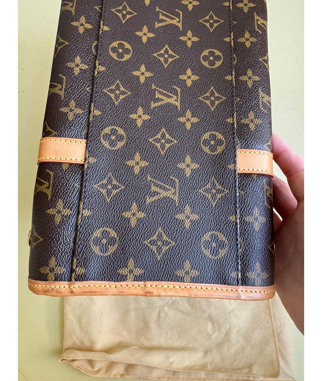 LOUIS VUITTON Коричневая дорожная/спортивная сумка, фото 4