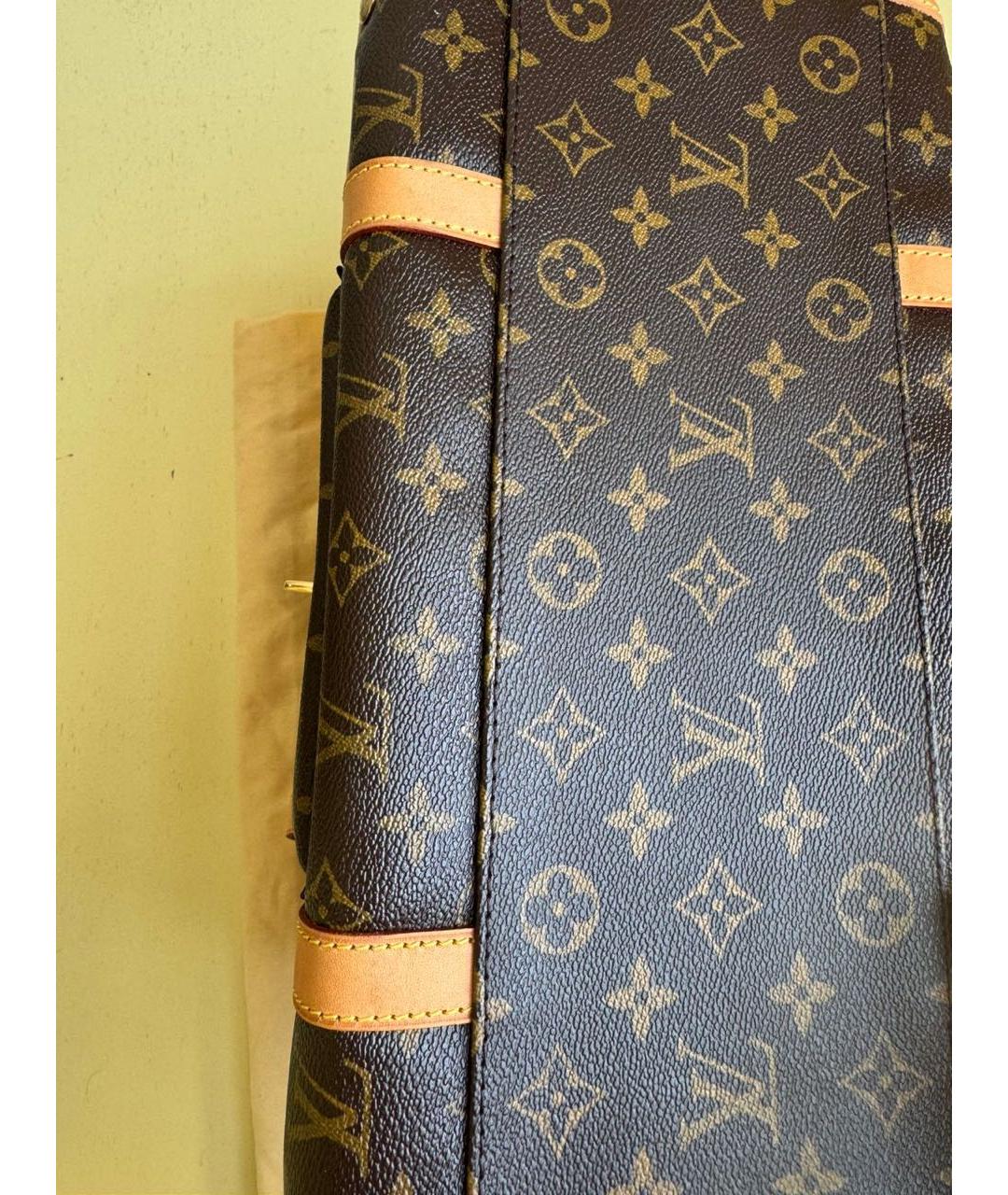 LOUIS VUITTON Коричневая дорожная/спортивная сумка, фото 5