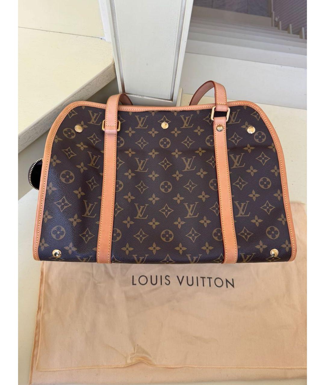 LOUIS VUITTON Коричневая дорожная/спортивная сумка, фото 2