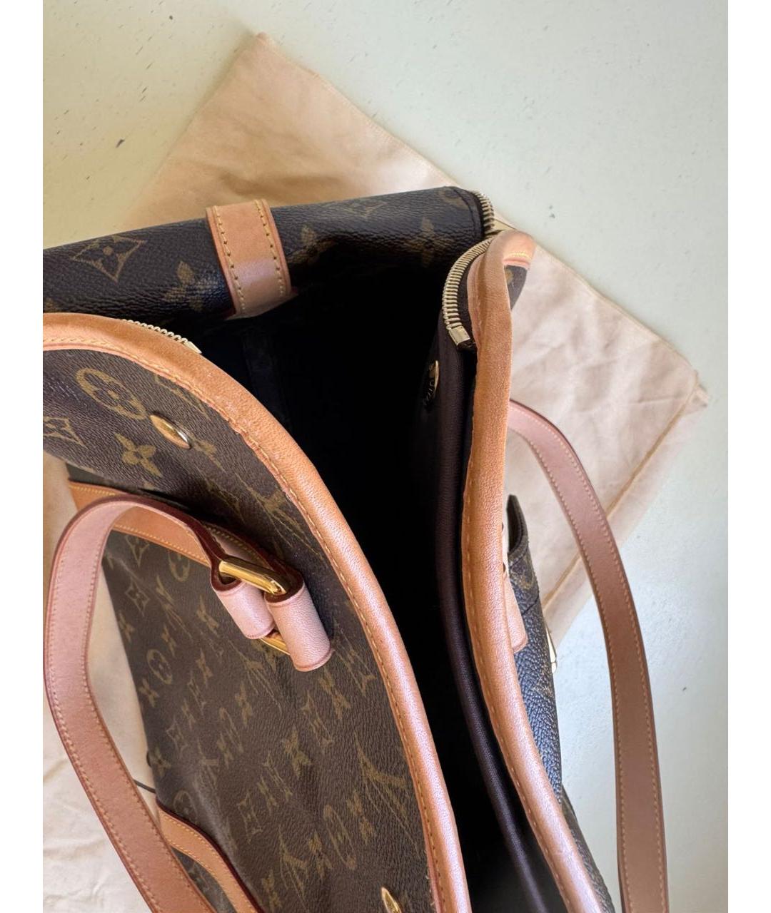 LOUIS VUITTON Коричневая дорожная/спортивная сумка, фото 3