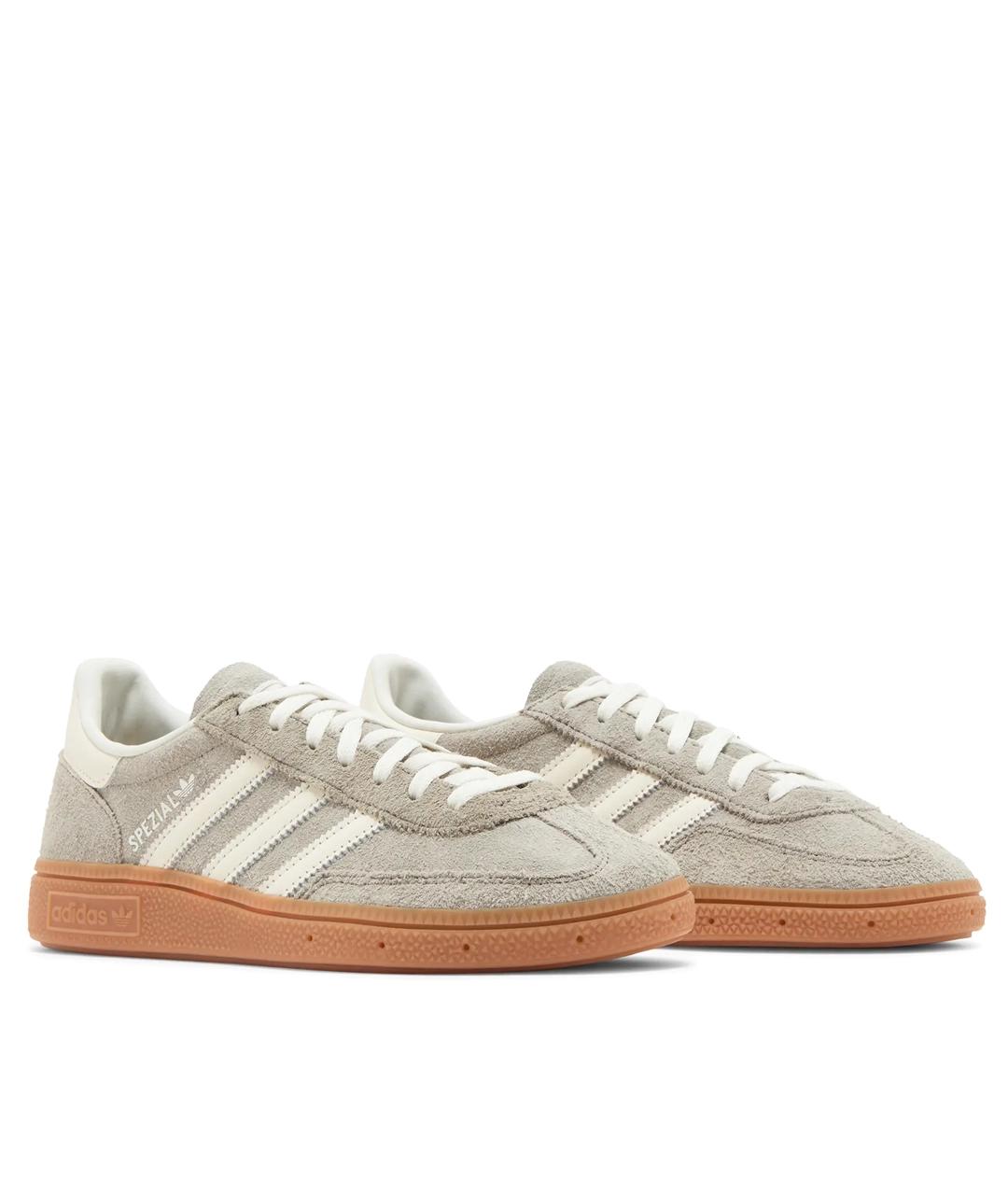 ADIDAS Серые кожаные низкие кроссовки / кеды, фото 2