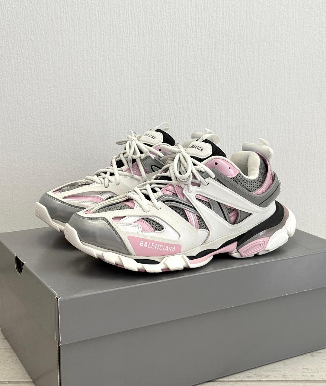 BALENCIAGA Белые низкие кроссовки / кеды, фото 2