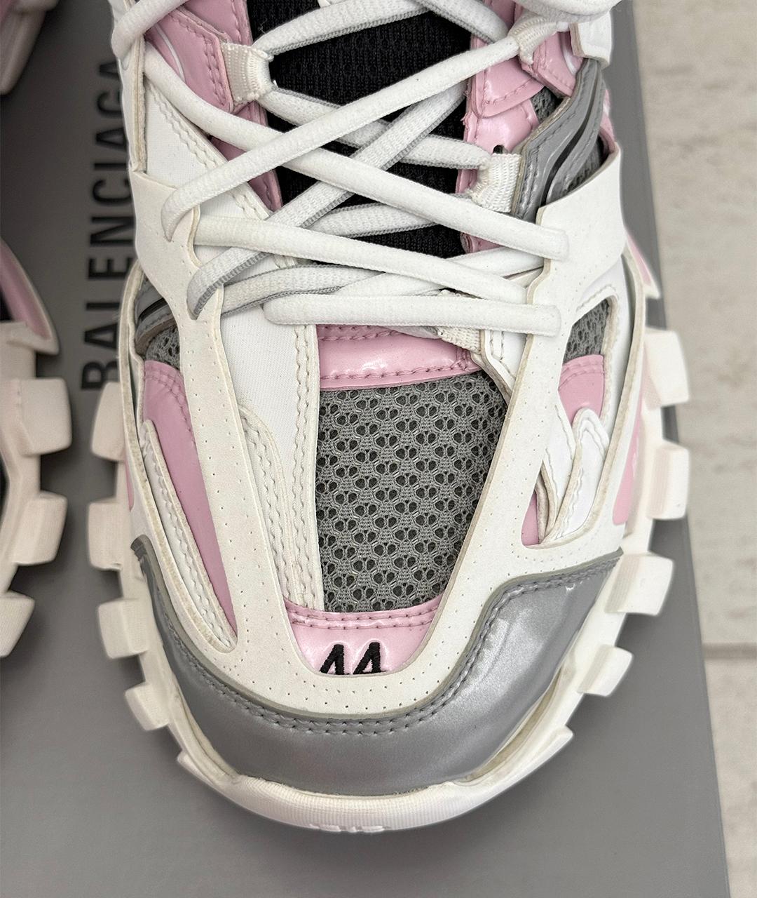 BALENCIAGA Белые низкие кроссовки / кеды, фото 4