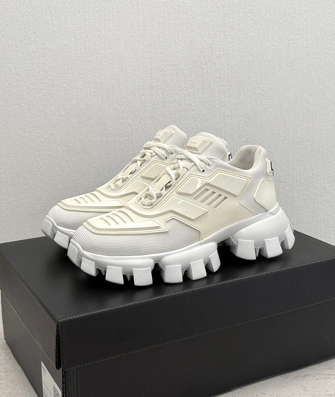 PRADA Белые кроссовки, фото 2