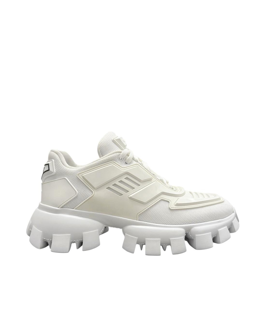 PRADA Белые кроссовки, фото 1