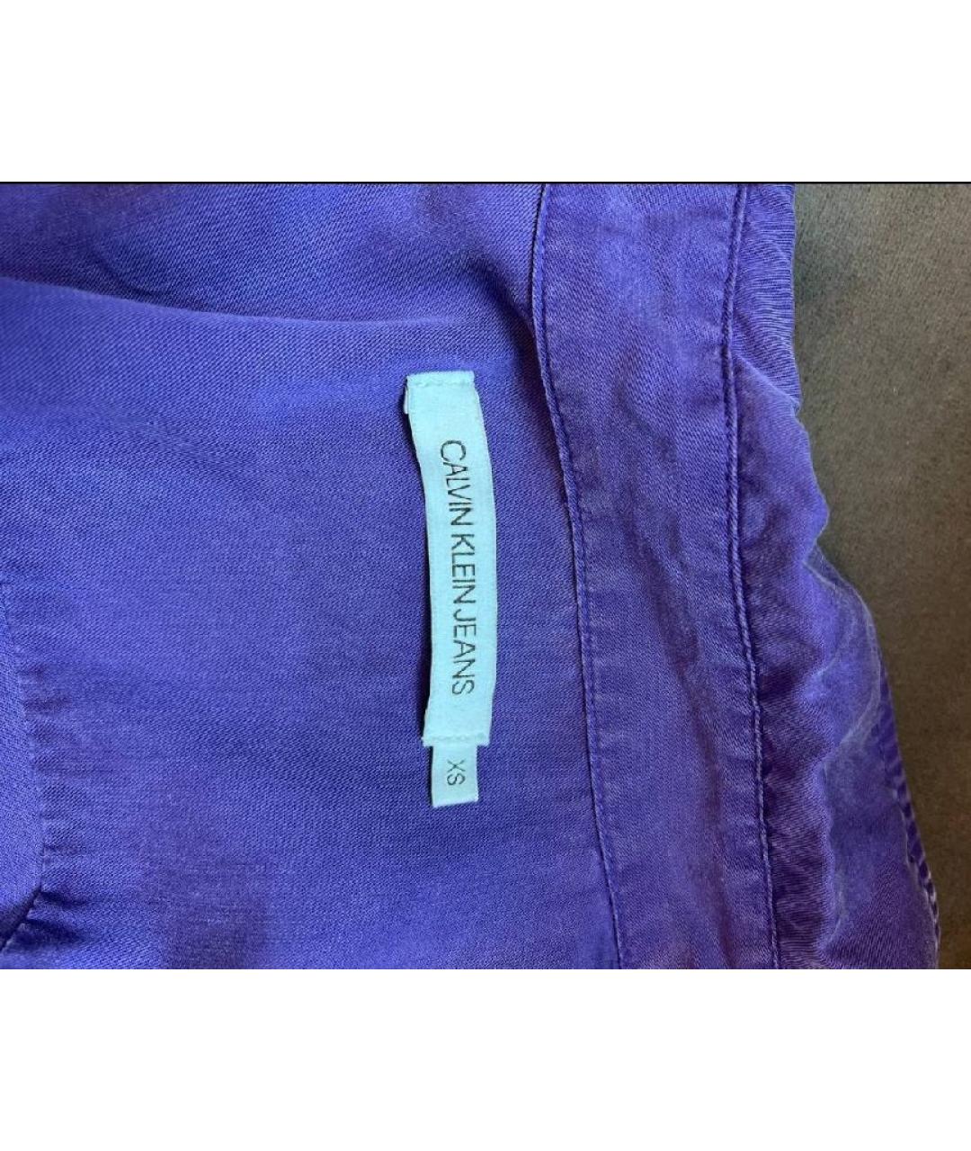 CALVIN KLEIN Фиолетовая рубашка, фото 3