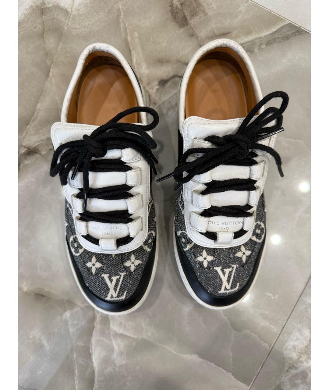 LOUIS VUITTON Кожаные кроссовки, фото 3