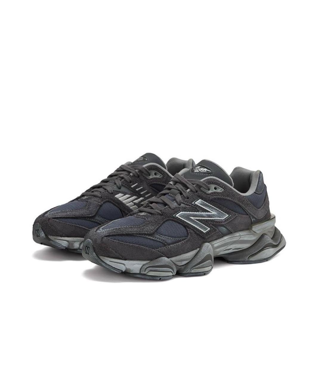 NEW BALANCE Антрацитовые замшевые кроссовки, фото 2