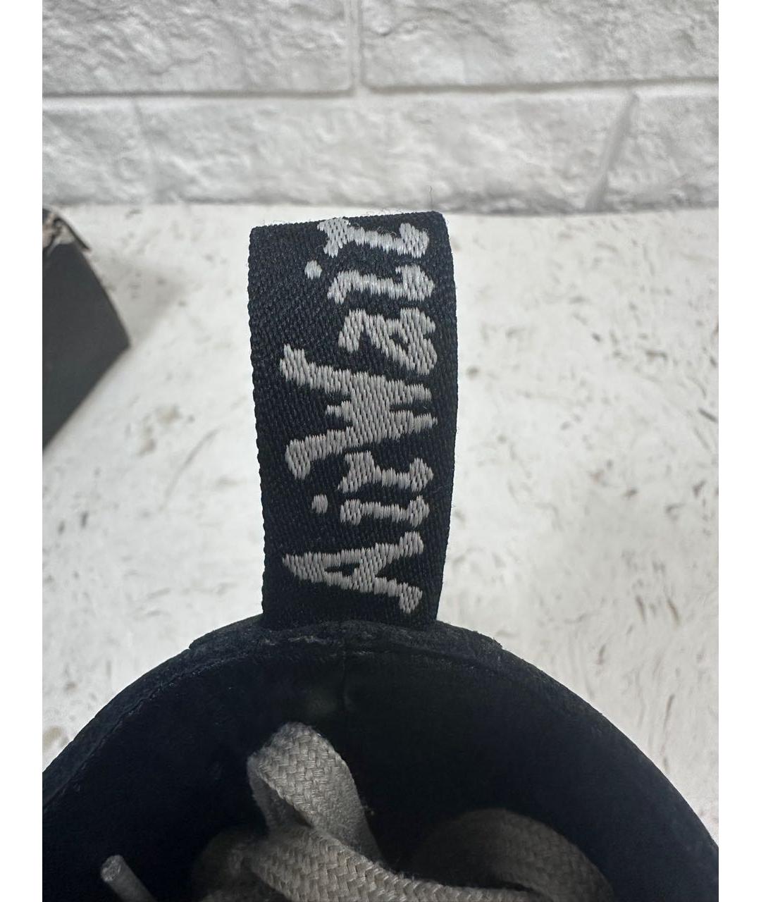 RICK OWENS Черные кожаные высокие ботинки, фото 4