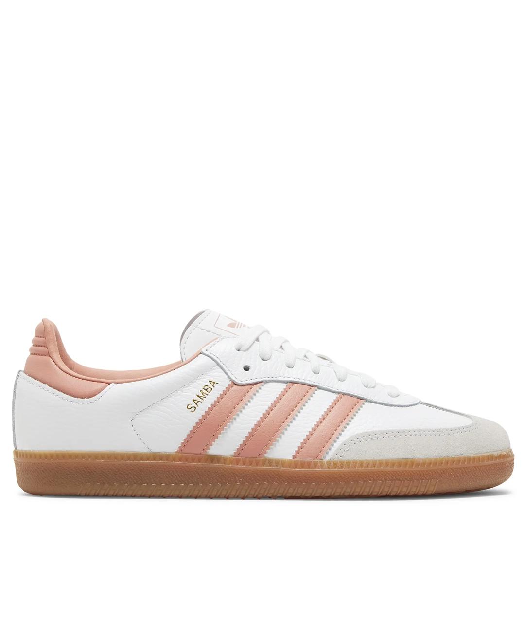 ADIDAS Белые кожаные кроссовки, фото 1