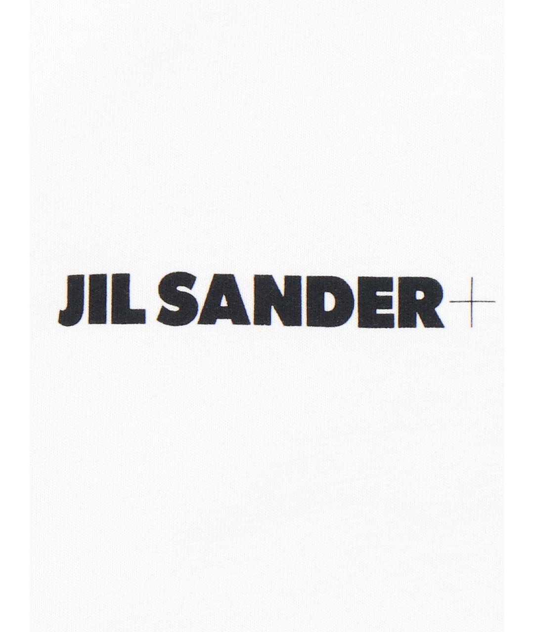JIL SANDER Белая хлопковая футболка, фото 5